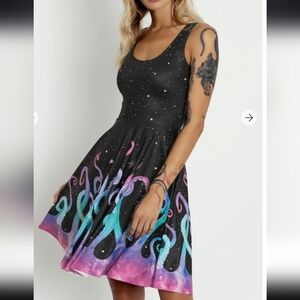 Black Milk Space Tentacles Scoop Longline Dress BNWT